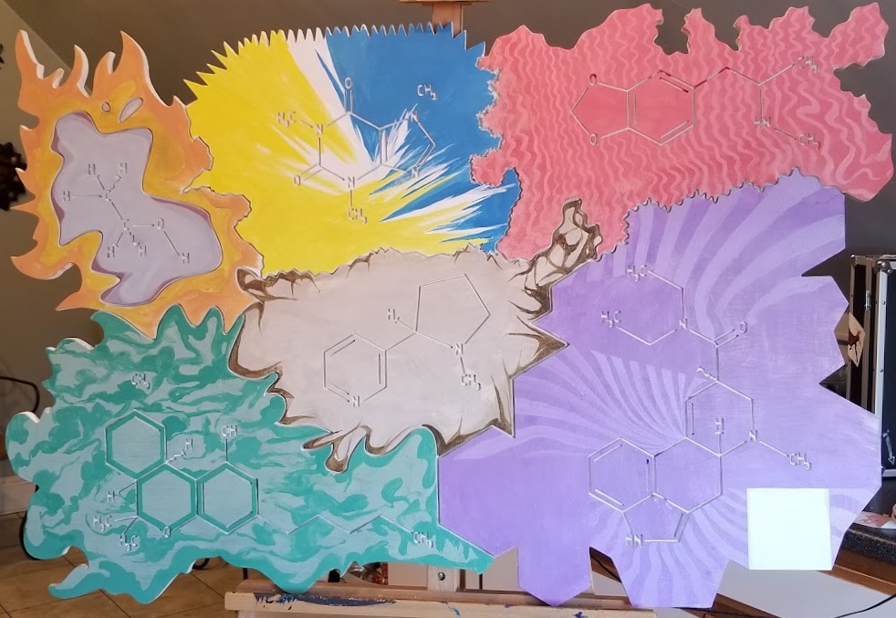 Chemical Expression - 1. Underpainting