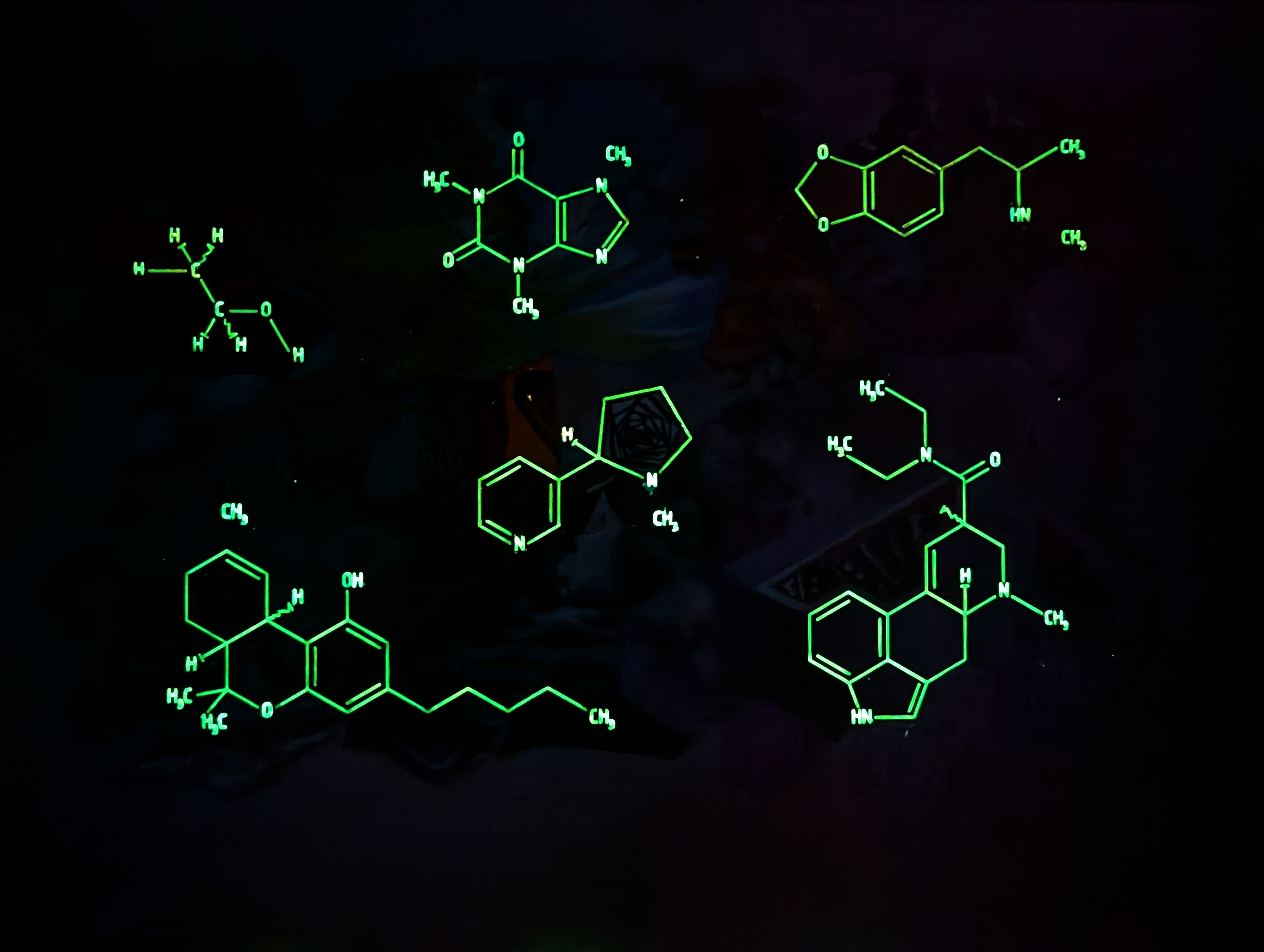 UV Effect (Residual Reverberation) - Process photo