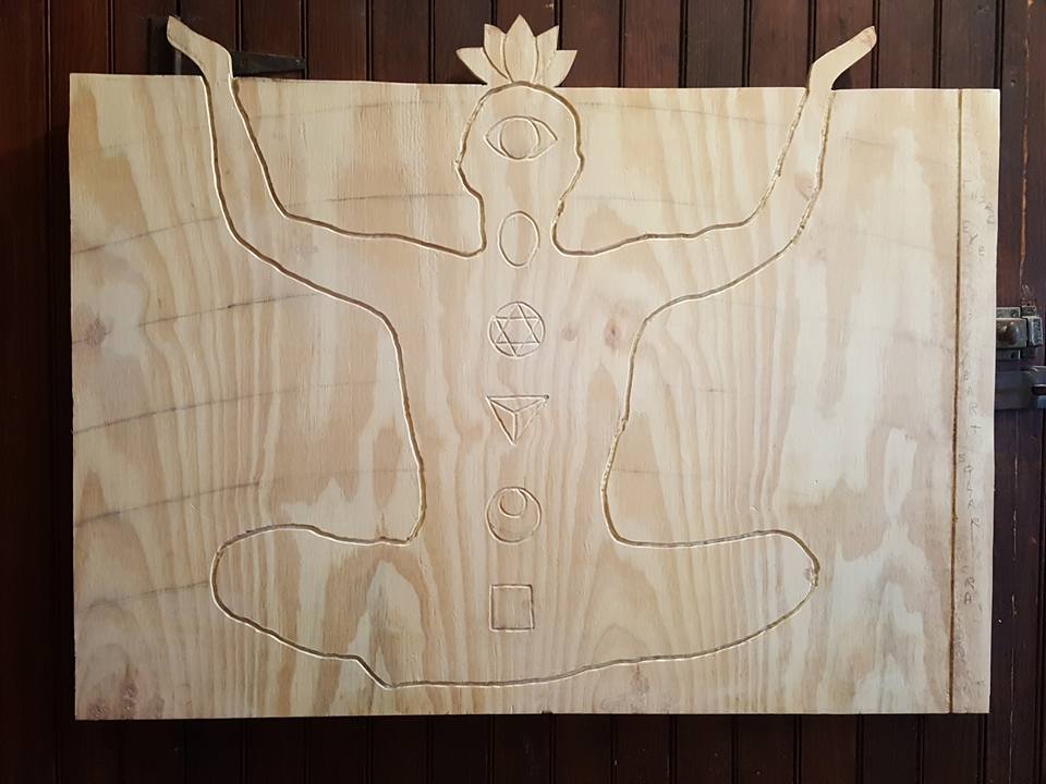 The Painting - Process photo