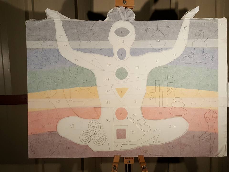 The Painting - Process photo